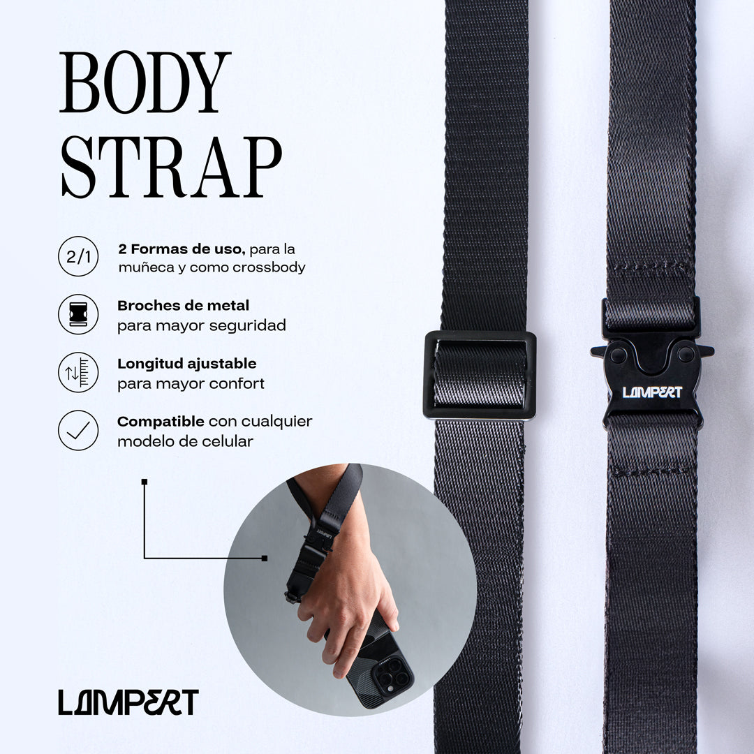 Ultra Safe Combo - Case + Body Strap + Cardholder