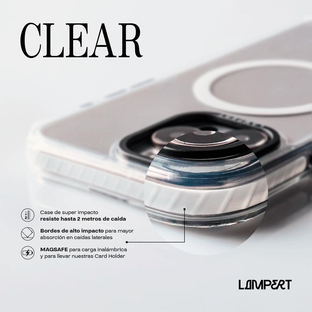 Ultra safe case - Basics By Lampert - Clear Side White 