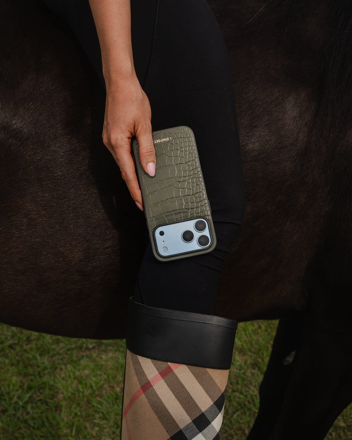 Ultra safe case - Crocodile Green